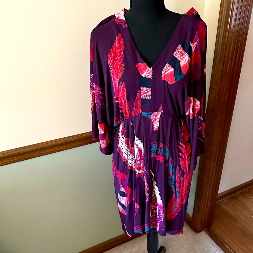 Express Pattern Soft Dress Sz Medium